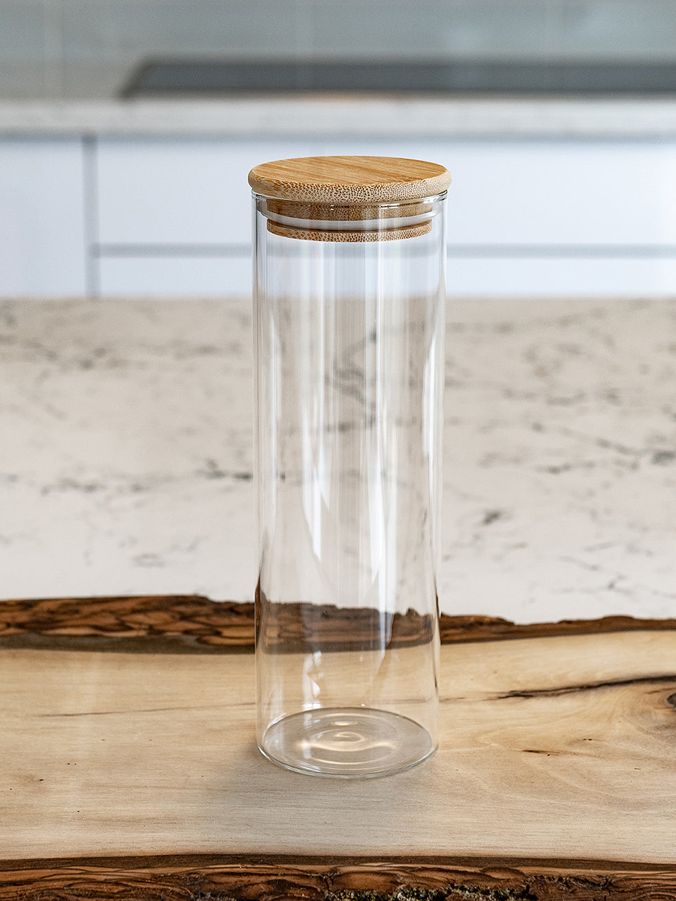 Round Jar (15 oz unit) Bamboo Lid