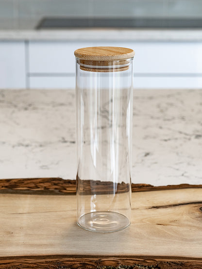 Round Jar (15 oz unit) Bamboo Lid