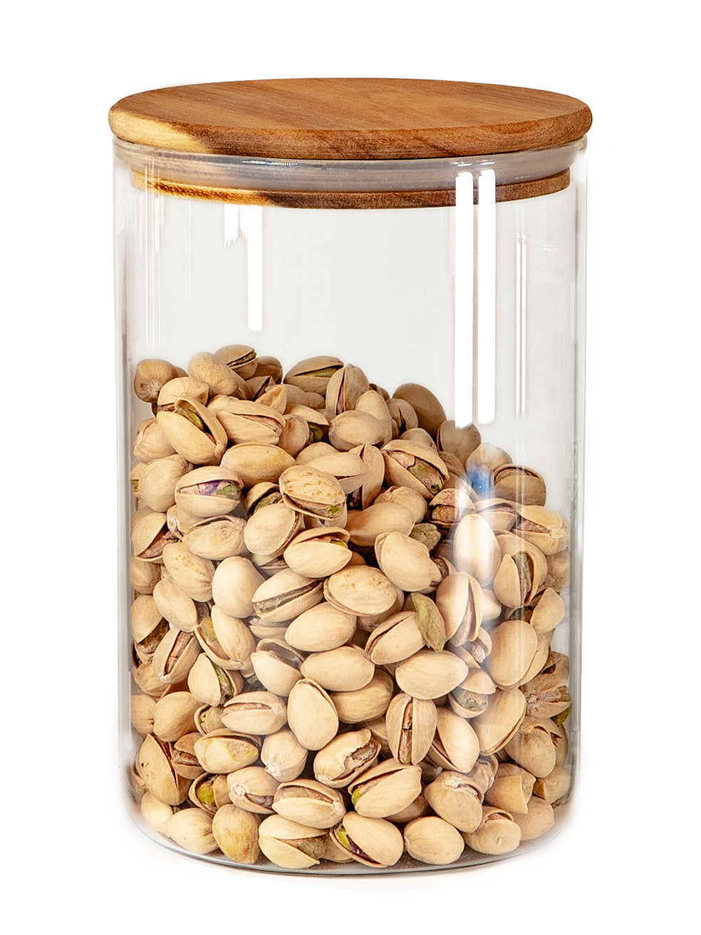 Bundle of 3 Acacia Lid Jars (90 oz)