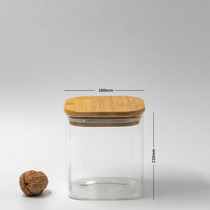 Bundle of 3 Square Glass Jars ( 24, 29, 34oz)